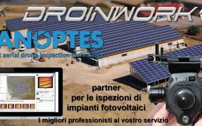 Droinservice / Partnership con Panoptes per il fotovoltaico