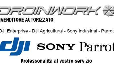 Droinservice è rivenditore autorizzato DJI, Parrot e SONY
