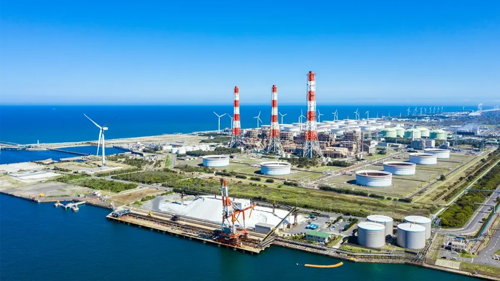 ispezione industriale con droni