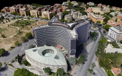 Rilievo Architettonico con Drone e Laser Scanner: Caso Studio della Sede della Giunta Regionale Lazio a Roma