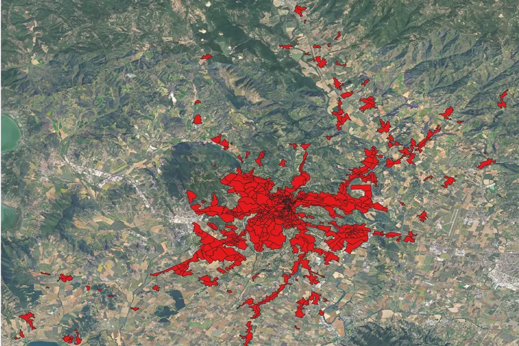rilievi perugia