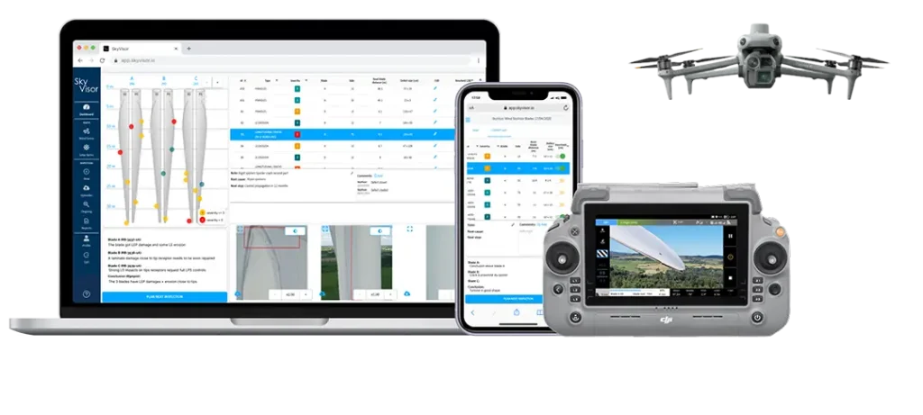 skyvisor ispezione impianti eolici