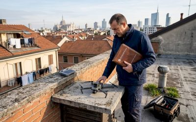 Analisi strutturale tetti con droni: vantaggi e soluzioni